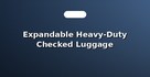Expandable Heavy-Duty Checked Luggage (28-Inch)
